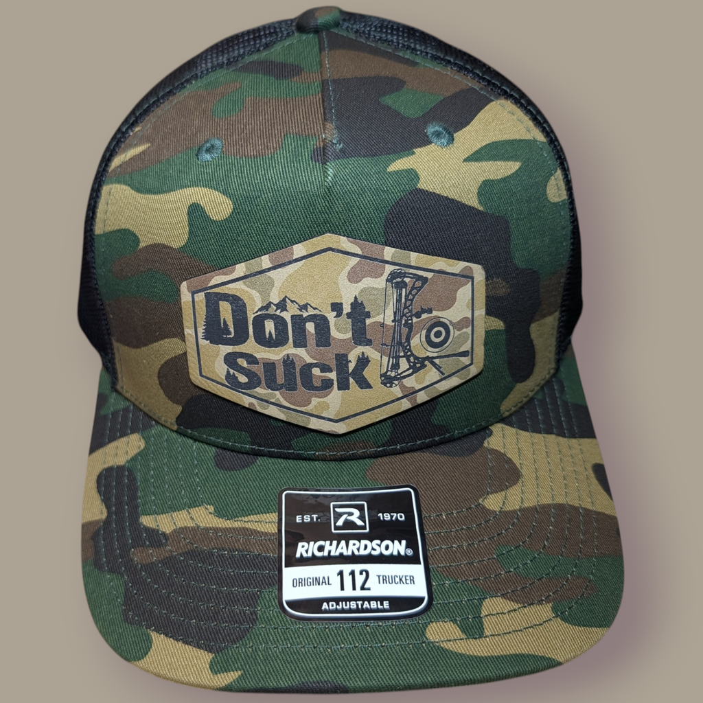 Camo Don't Suck Archery Trucker Hats