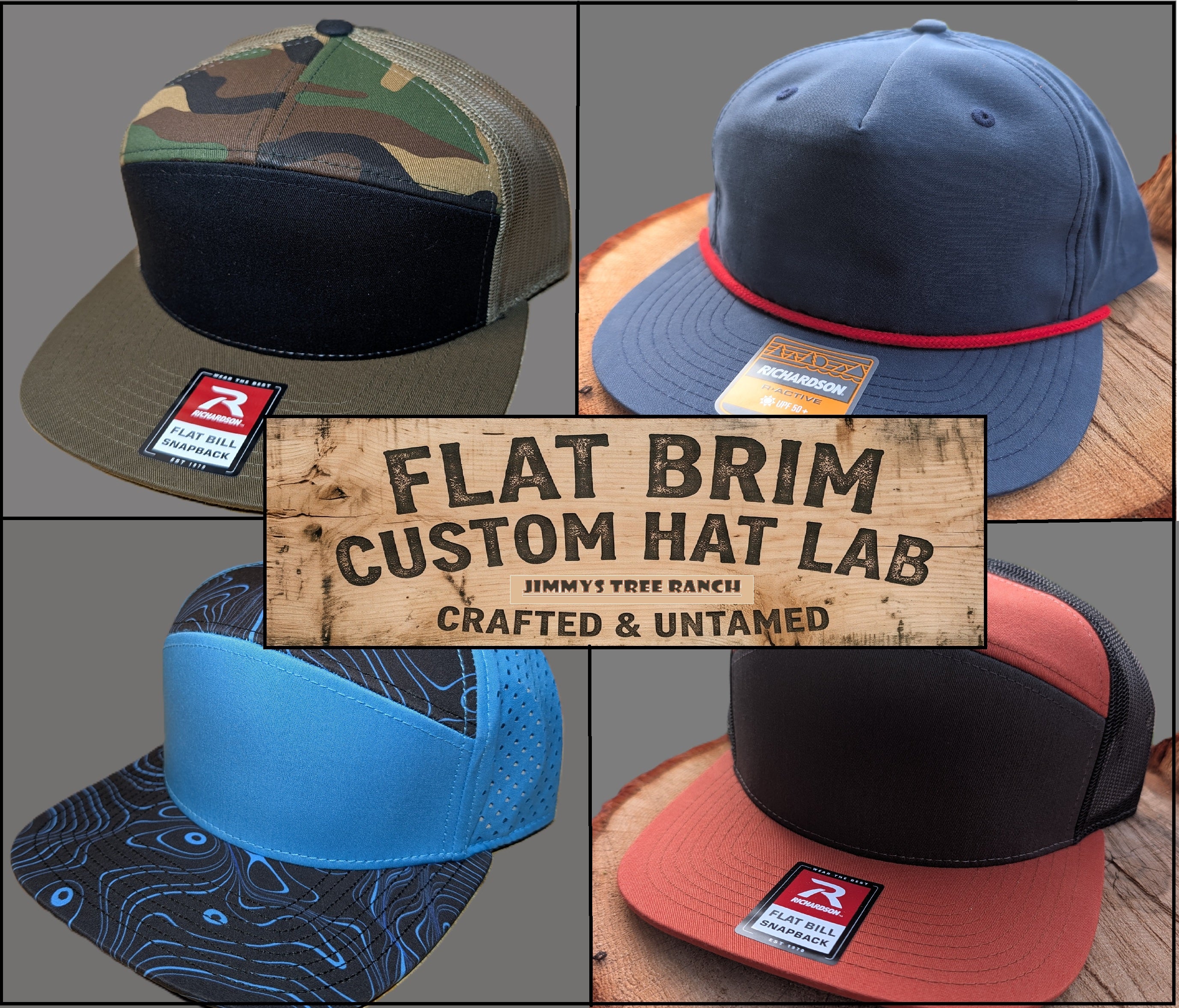 Flat Brim Custom Hat Lab