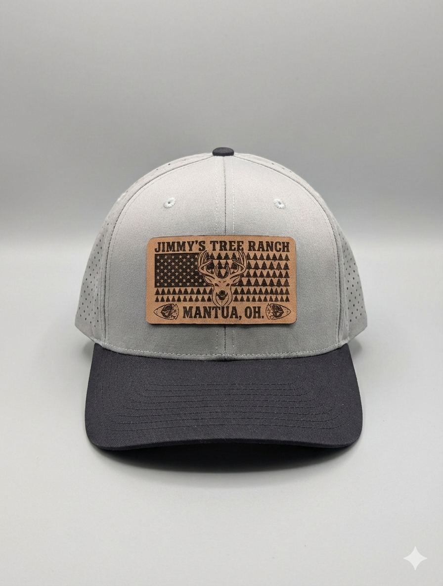 Jimmy's Tree Ranch - Leather Patch Hat