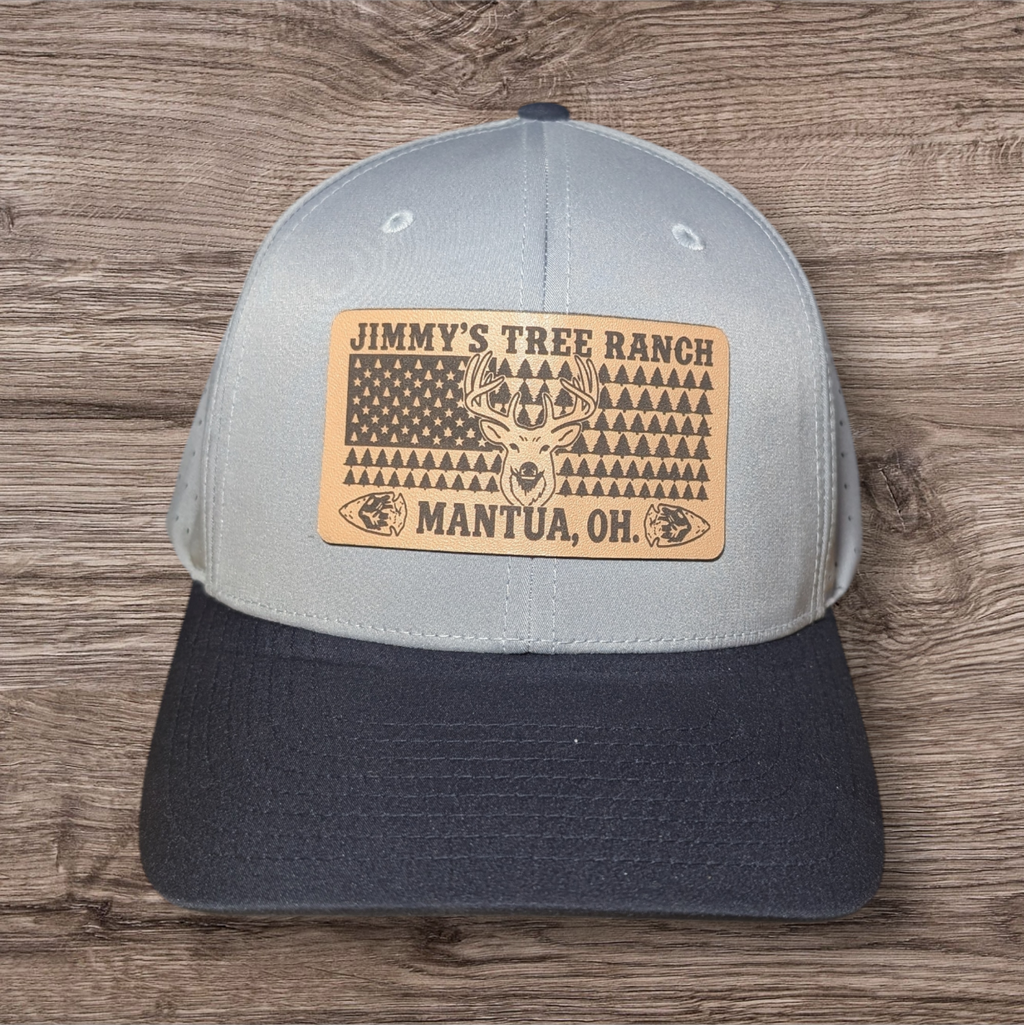 Jimmy's Tree Ranch - Leather Patch Hat