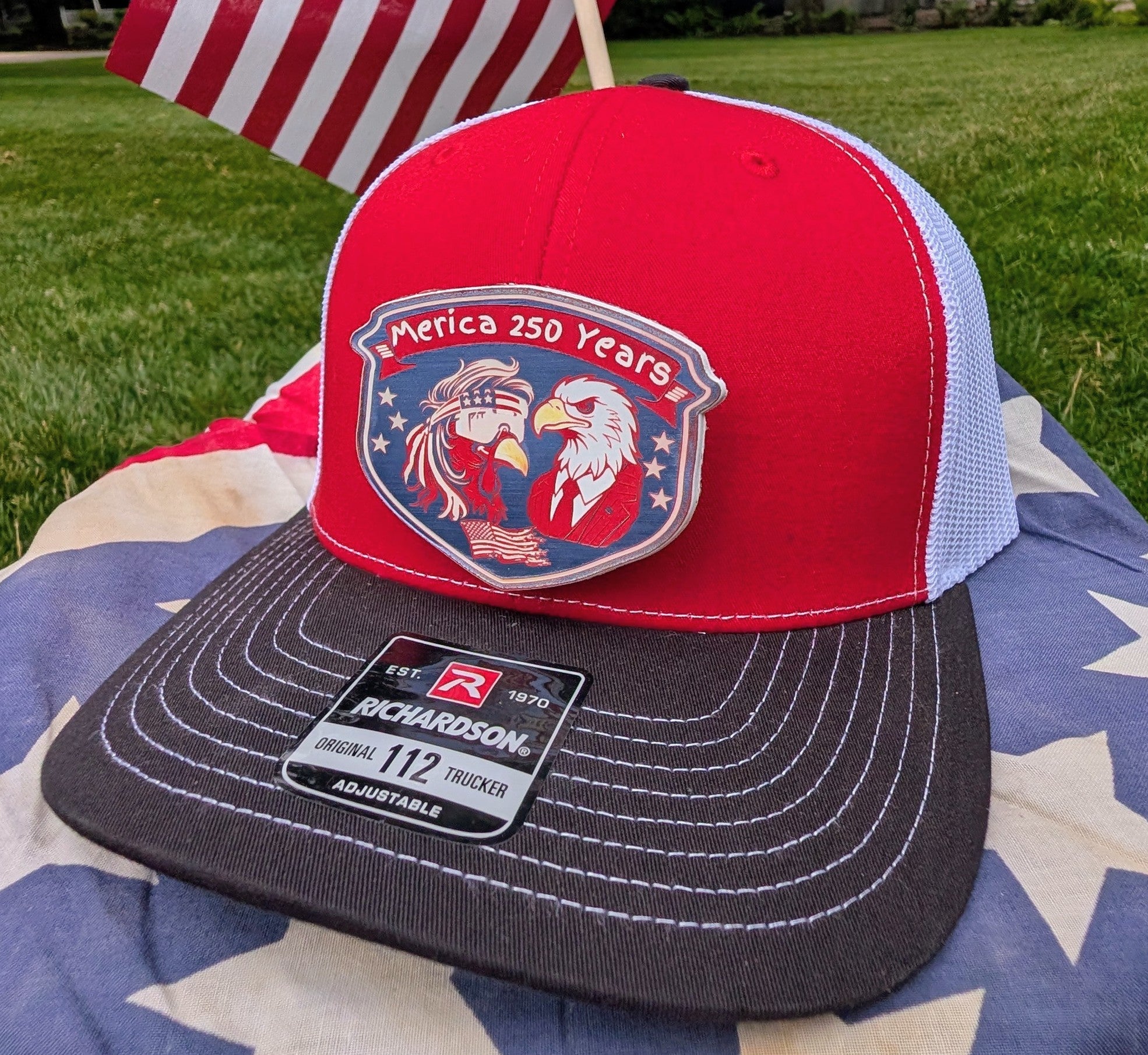 Merica 250 Year Hat Drop