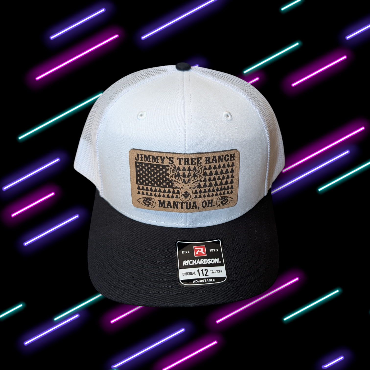 Jimmy's Tree Ranch - Leather Patch Hat