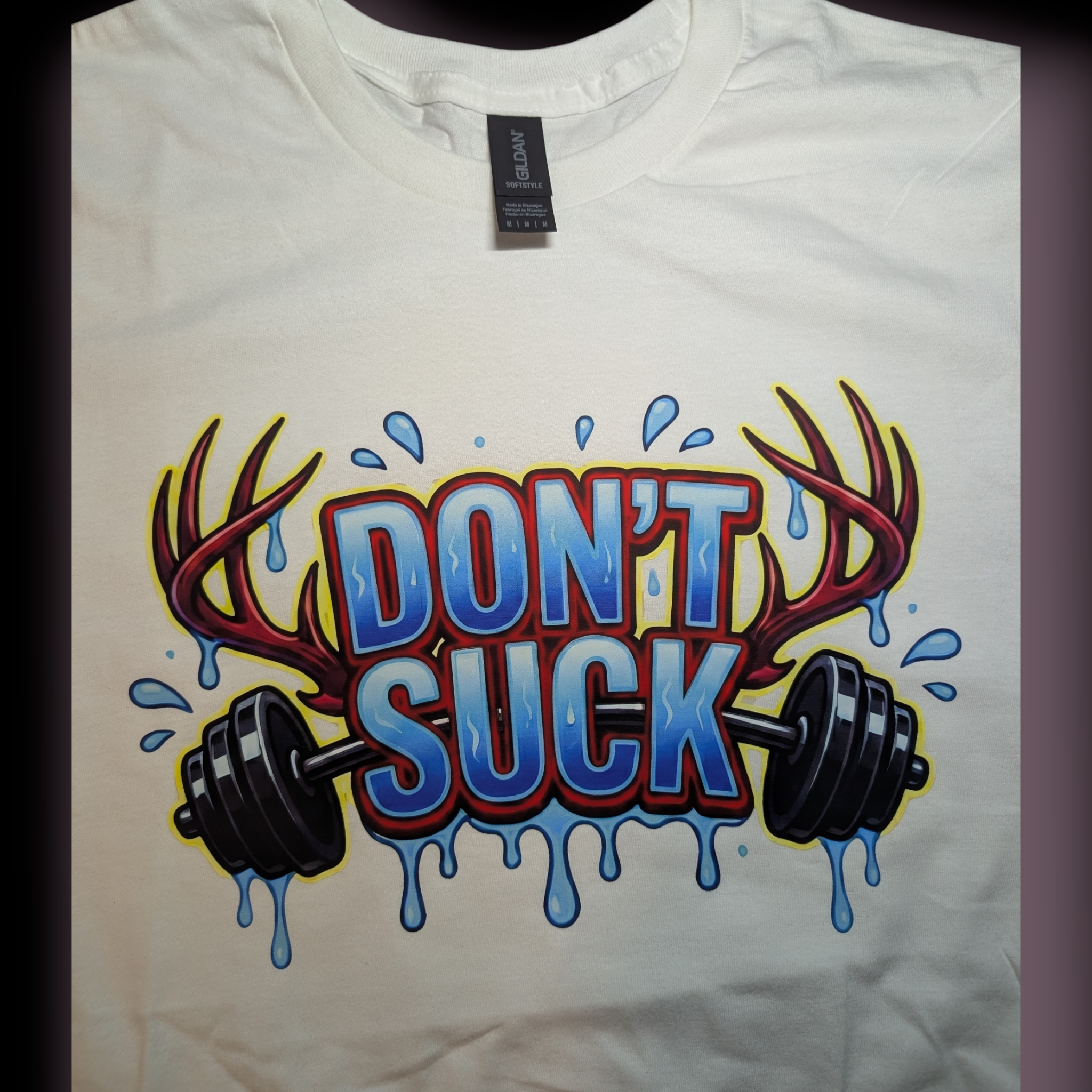 Don't Suck Graffiti Gym Tee